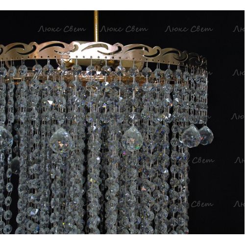 Люстра Капель Винтаж 3 лампы подвесная в Кирове Гусь Хрустальный