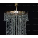 Люстра Капель Винтаж 3 лампы подвесная в Кирове