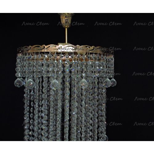 Люстра Капель Винтаж 3 лампы подвесная в Кирове Гусь Хрустальный