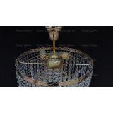 Люстра Капель Винтаж 3 лампы подвесная в Кирове