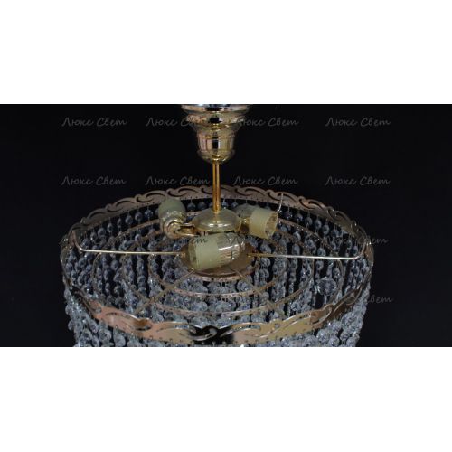 Люстра Капель Винтаж 3 лампы подвесная в Кирове Гусь Хрустальный