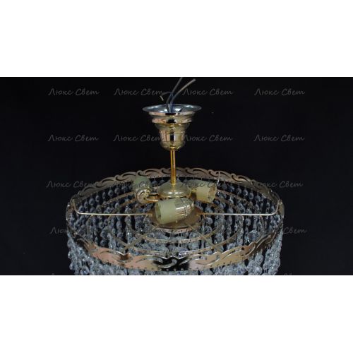 Люстра Капель Винтаж 3 лампы подвесная в Кирове Гусь Хрустальный