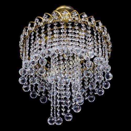 Люстра Капель Водоворот под бронзу шар 30 в Кирове Гусь Хрустальный