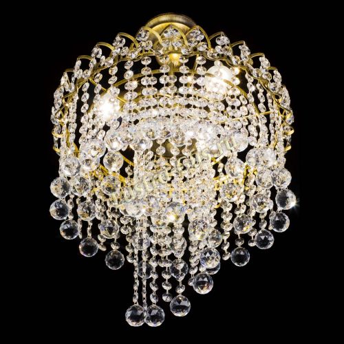 Люстра Капель Водоворот под бронзу шар 30 в Кирове Гусь Хрустальный