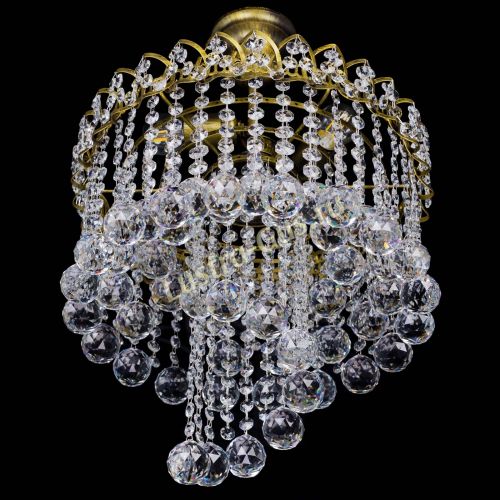 Люстра Капель Водоворот под бронзу шар 40 в Кирове Гусь Хрустальный