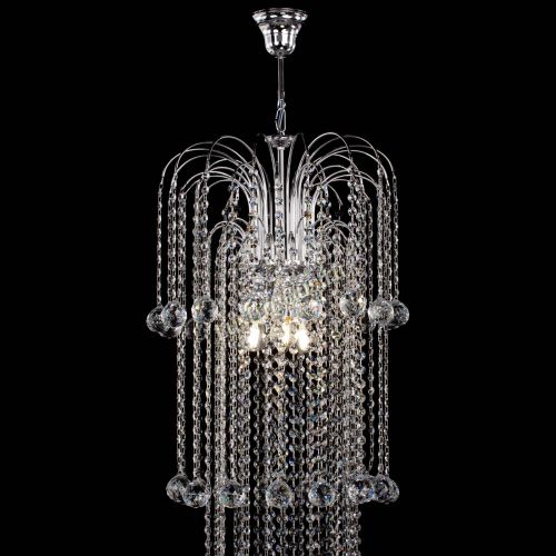 Люстра Каскад длинный в Кирове Гусь Хрустальный