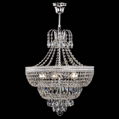 Люстра Каскад Флоренция №5 с подвесом в Кирове Гусь Хрустальный