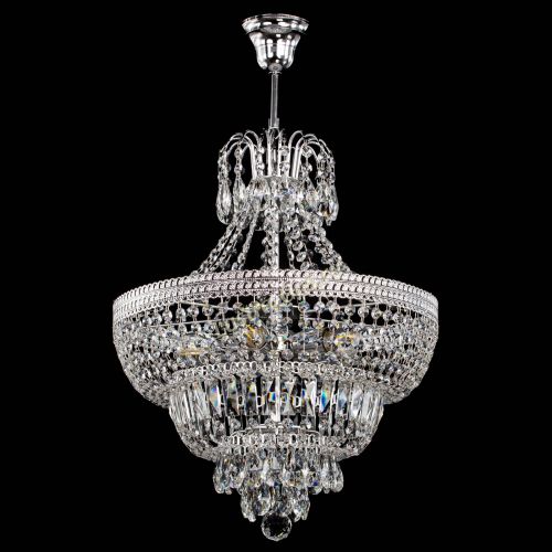 Люстра Каскад Флоренция №5 с подвесом в Кирове Гусь Хрустальный