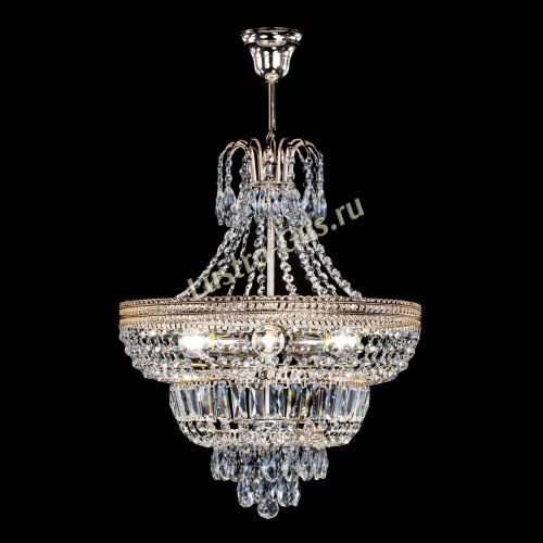 Люстра Каскад Флоренция №5 с подвесом в Кирове Гусь Хрустальный