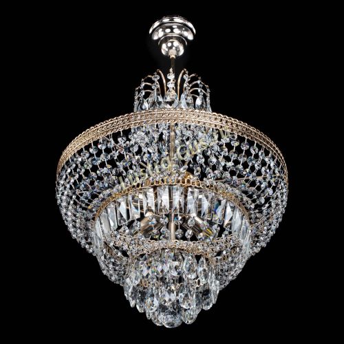 Люстра Каскад Флоренция №5 с подвесом в Кирове Гусь Хрустальный