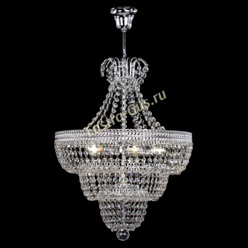 Люстра Каскад Флоренция обтикон №5 с подвесом в Кирове Гусь Хрустальный
