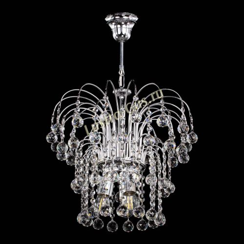 Люстра Каскад Шар №2 в Кирове Гусь Хрустальный