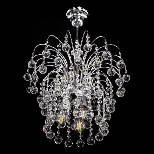 Люстра Каскад Шар №2 в Кирове Гусь Хрустальный