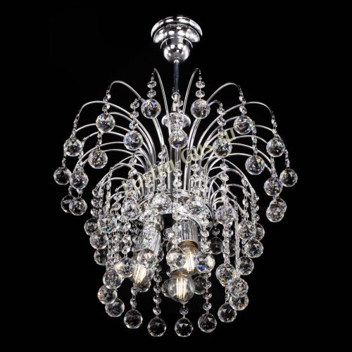 Люстра Каскад Шар №2 в Кирове Гусь Хрустальный