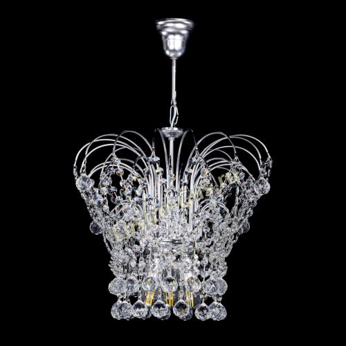 Люстра Каскад Шар №3 в Кирове Гусь Хрустальный