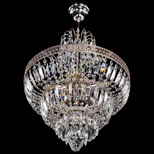 Люстра Каскад Венеция №5 с подвесом в Кирове Гусь Хрустальный