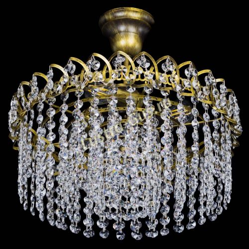 Люстра Хрустальная капель №3 под бронзу в Кирове Гусь Хрустальный