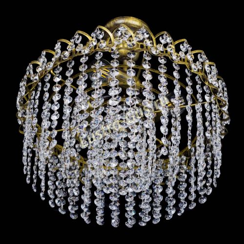 Люстра Хрустальная капель №3 под бронзу в Кирове Гусь Хрустальный