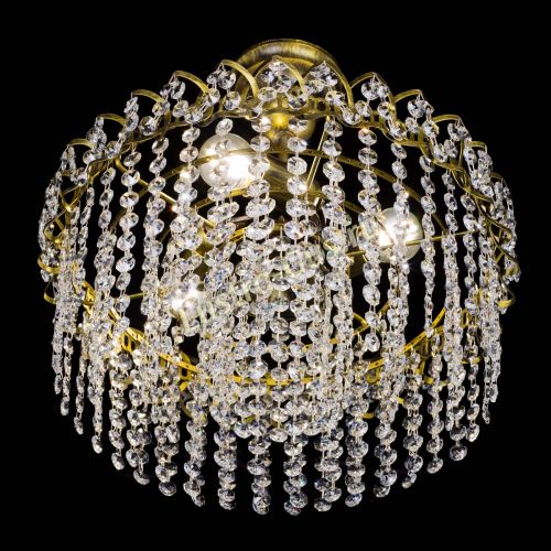 Люстра Хрустальная капель №3 под бронзу в Кирове Гусь Хрустальный