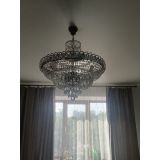 Люстра Хрустальный Каскад №8 с подвесом под бронзу в Кирове