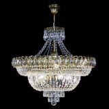 Люстра Хрустальный Каскад №8 с подвесом под бронзу в Кирове