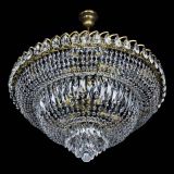 Люстра Хрустальный Каскад №8 с подвесом под бронзу в Кирове