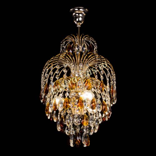 Люстра Хрустальные брызги с подвесом журавлик чайная в Кирове Гусь Хрустальный