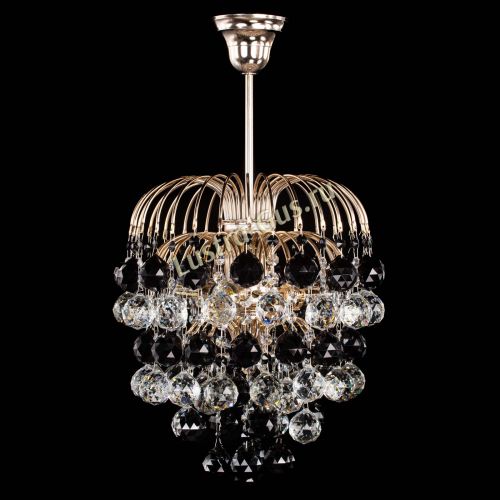 Люстра Хрустальные брызги шар 40 мм черная в Кирове Гусь Хрустальный