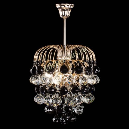 Люстра Хрустальные брызги шар 40 мм черная в Кирове Гусь Хрустальный