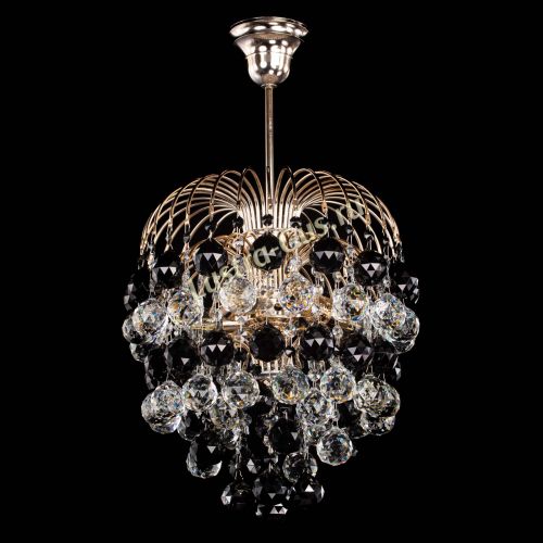 Люстра Хрустальные брызги шар 40 мм черная в Кирове Гусь Хрустальный