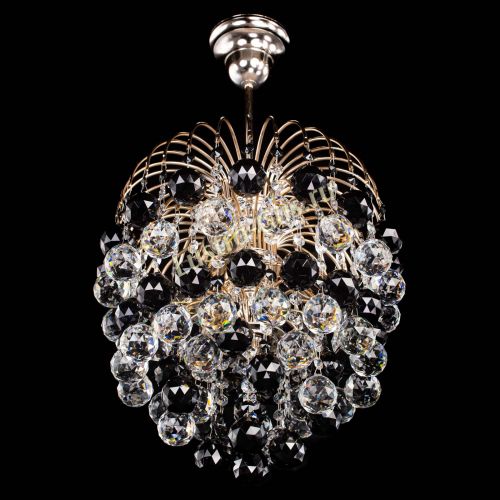 Люстра Хрустальные брызги шар 40 мм черная в Кирове Гусь Хрустальный