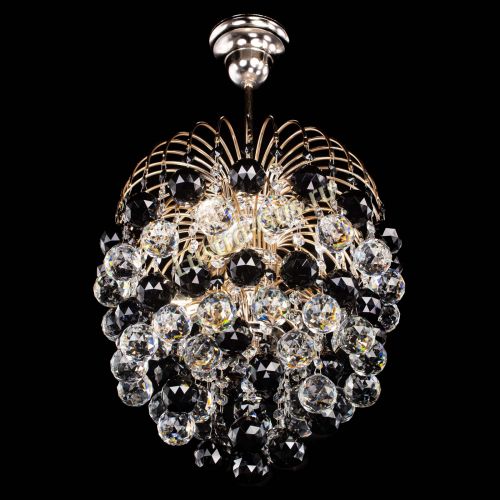 Люстра Хрустальные брызги шар 40 мм черная в Кирове Гусь Хрустальный