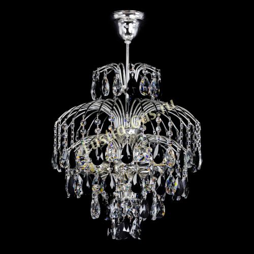 Люстра Хрустальные брызги Журавлик черный в Кирове Гусь Хрустальный