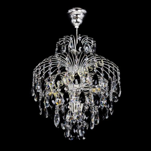 Люстра Хрустальные брызги Журавлик черный в Кирове Гусь Хрустальный