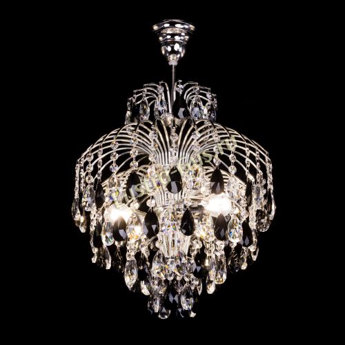 Люстра Хрустальные брызги Журавлик черный в Кирове Гусь Хрустальный