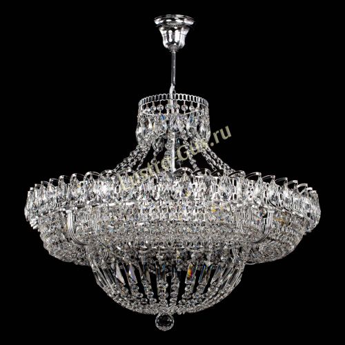 Люстра Кольцо Классика 6 ламп с подвесом в Кирове Гусь Хрустальный