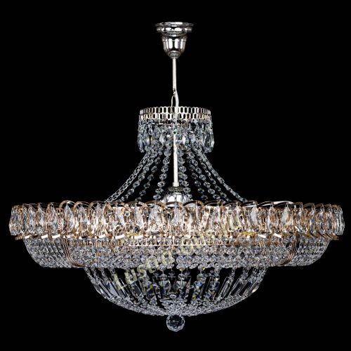 Люстра Кольцо Классика 6 ламп с подвесом в Кирове Гусь Хрустальный