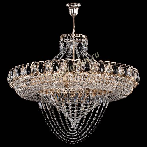 Люстра 	 Кольцо Классика Веер №8 черная в Кирове Гусь Хрустальный