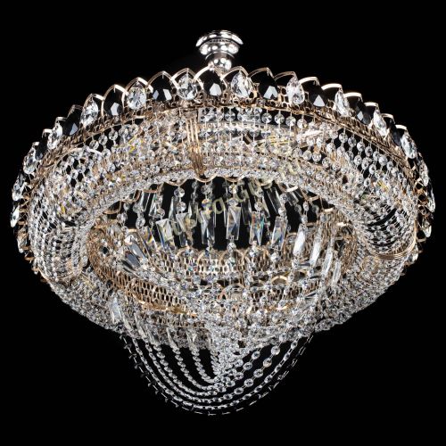 Люстра 	 Кольцо Классика Веер №8 черная в Кирове Гусь Хрустальный