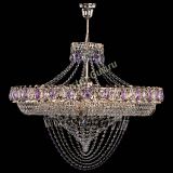 Люстра Кольцо Классика Веер №8 фиолетовая в Кирове