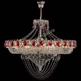 Люстра Кольцо Классика Веер №8 красная в Кирове