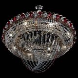 Люстра Кольцо Классика Веер №8 красная в Кирове