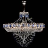 Люстра Кольцо Классика Веер №8 синяя в Кирове