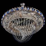 Люстра Кольцо Классика Веер №8 синяя в Кирове