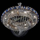 Люстра Кольцо Классика Веер №8 синяя в Кирове