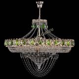 Люстра Кольцо Классика Веер №8 зеленая в Кирове