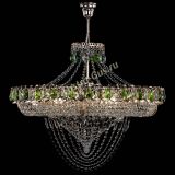 Люстра Кольцо Классика Веер №8 зеленая в Кирове