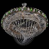 Люстра Кольцо Классика Веер №8 зеленая в Кирове