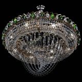 Люстра Кольцо Классика Веер №8 зеленая в Кирове
