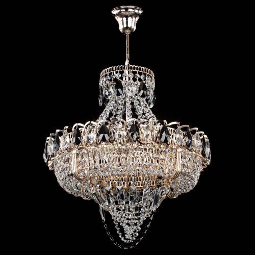 Люстра Кольцо Классика Веер черная в Кирове Гусь Хрустальный